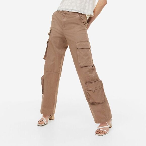 H&M New Straight Multi Pocket Pants - Picture 3 of 7
